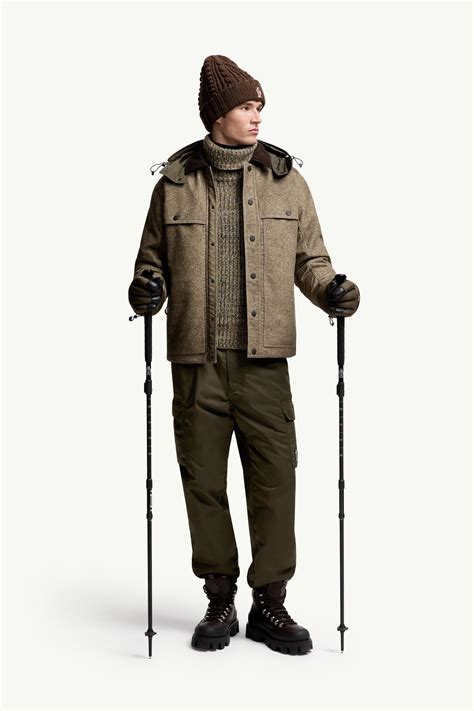 Stone Gray Kalinzu Cotton Moleskin Short Down Jacket - Shirt Jackets ...