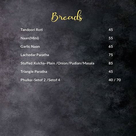 Menu at dil-e-mughlai, Bhubaneswar