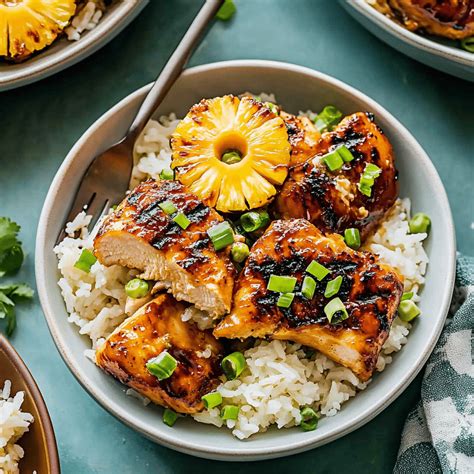 Easy Hawaiian Pineapple Chicken and Rice Recipe