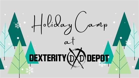Holiday Camp at Dexterity Depot - AM and PM Sessions by Age Group ...