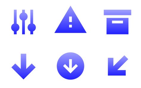 User interface Icon Pack | Gradient fill | 79 .SVG Icons