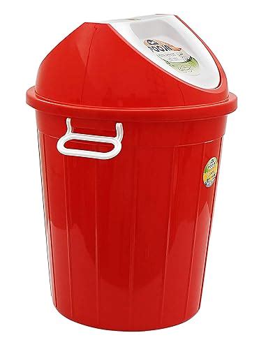 AM3993 Plastic Round Swing Lid Garbage Dustbin – Amd-Deodap