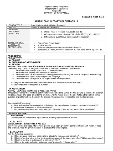 Practical Research 1 Lesson 的图像结果