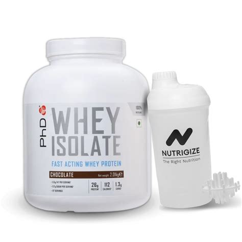 PhD Nutrition 100% Whey Isolate, 2.01 kg – Nutrigize