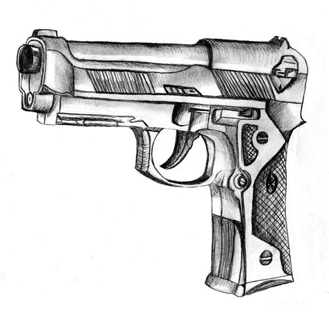 Easy Gun Drawing