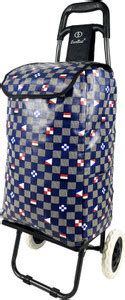 EverBest Shopping Trolley Bag (Blue Chess) Luggage Trolley Price in ...