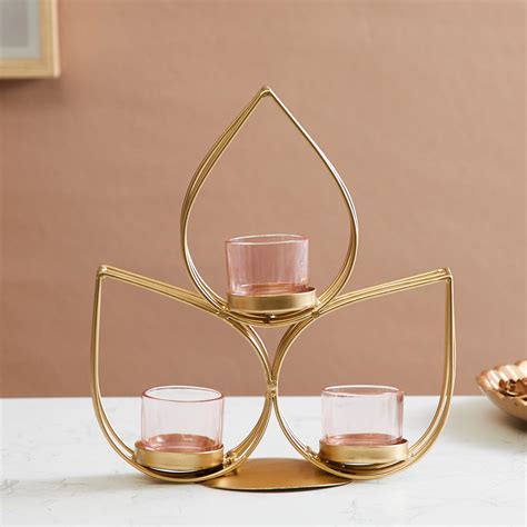 Buy Corsica Kamal Metal Wire Multi T-Light Holders from Corsica by Home ...