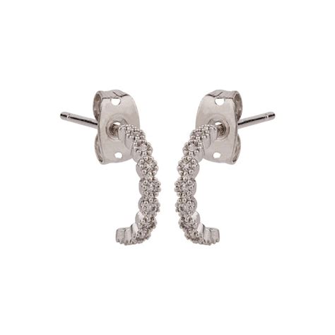 Silver Plated Open Earrings – VOYLLA