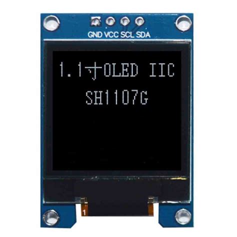 1.1 inch OLED LCD display 96X96 interface IIC driver SH1107G : Amazon ...