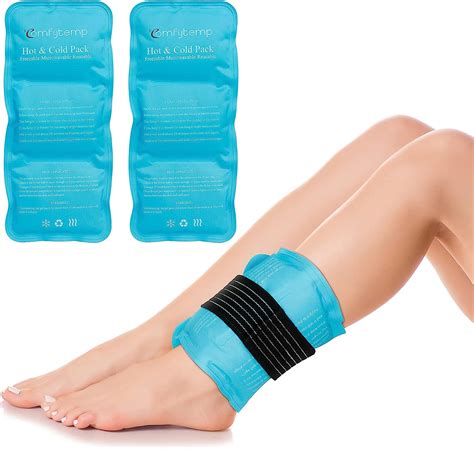 Buy Comfytemp 2 Gel Ice Packs for Injuries, 6"x13.5" Reusable Hot ...