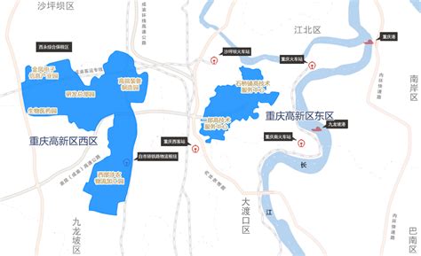 重庆高新区：区位区划和定位_产业