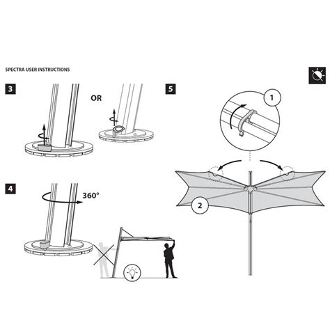 Umbrosa DUO SPECTRA Sonnenschirm 250 x 540 cm
