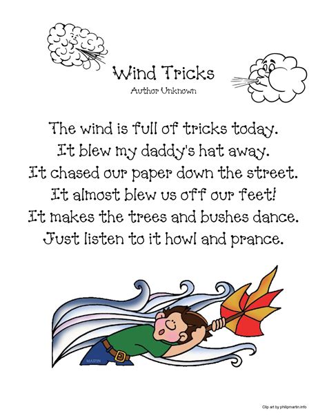 Wind Rhyme Words