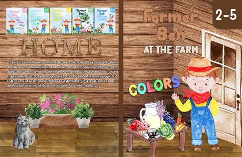 Farmer Ben at the Farm - Colors: Interactive Farm Colors Book for ...
