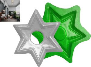 Pavi Fiber House Molding For Fan Pankh Desing Ceiling Medallions Farm ...