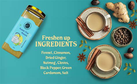 Peepal Essentials Kadak Chai Masala - Aromatic Tea Masala Powder with ...