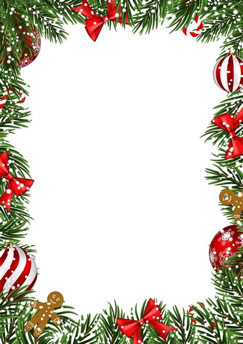 Free Printable Christmas Page Borders - Totally Free Printables