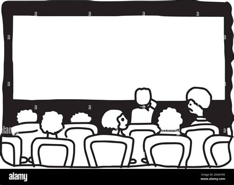 Movie Theater Clipart Black And White