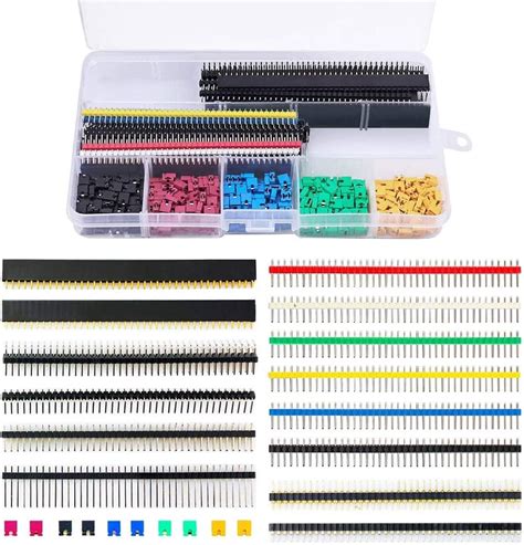 GIRAFEDA 35 PCS 2.54mm Pin Header Connector Kit with India | Ubuy