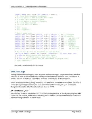 Image result for VFP Advanced