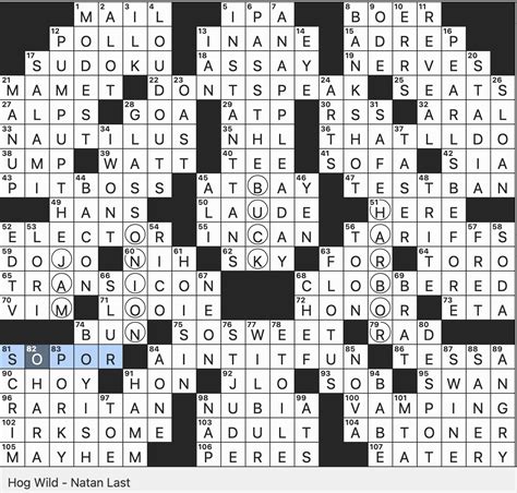 Rex Parker Does the NYT Crossword Puzzle: First Eurodance hit in the U ...