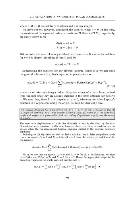 Physics Engineering (61) - 21 SEPARATION OF VARIABLES IN POLAR ...