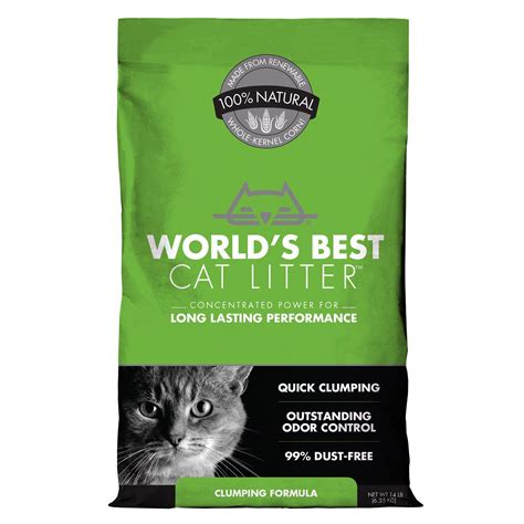 World's Best Unscented Clumping Corn Cat Litter - OK Feed & Pet Supply