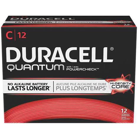 Duracell QU1400 Quantum Alkaline C Batteries (Pack of 12) : Amazon.in