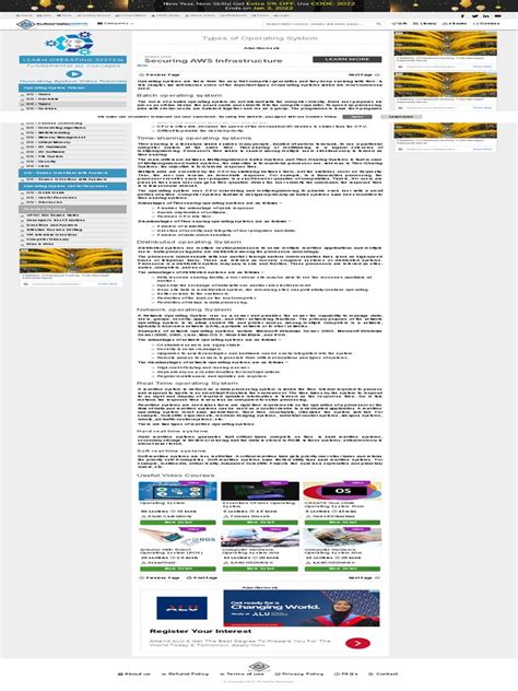 Types of Operating System PDF 的图像结果
