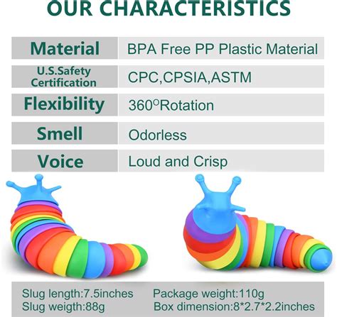 Buy Fidget Slug Toys,3D Printed Articulated Sticky Stretch Slug Fidget ...