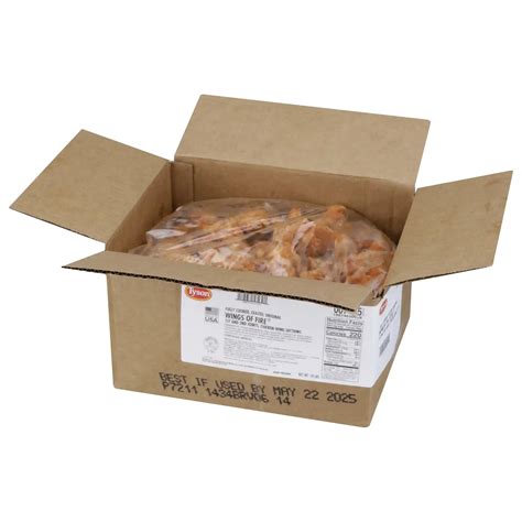 Tyson® Wings of Fire® Fully Cooked Glazed Bone-In Chicken Wing Sections ...