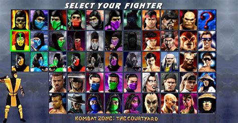 Ultimate mortal kombat 3 character select - pharmacyfod