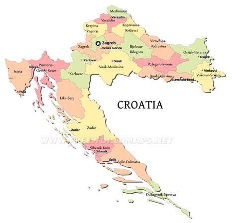 Croatia Maps - by Freeworldmaps.net