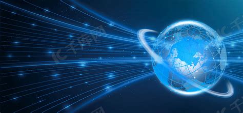 大气星球科技全球数据化banner背景图片免费下载-千库网