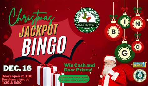 🎄CHRISTMAS🎄 Bingo Night: A Chamber Lottery Extravaganza, Cross Plains ...