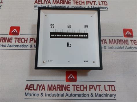 Abb 55-60-65 Hz Frequency Meter – Aeliya Marine Tech