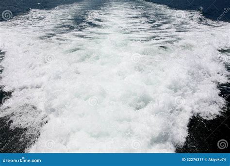 Wake of boat stock image. Image of blue, outdoors, nautical - 32276317