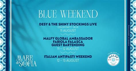 Mare di Sofia Blue Weekend, Mare di Sofia, 11 August to 13 August ...