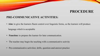 Image result for Pre Communicative Approach