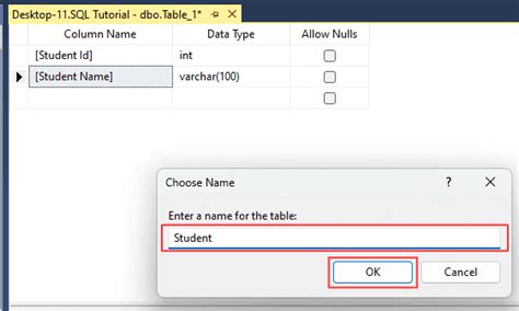 Create Table in SQL Plus 的图像结果