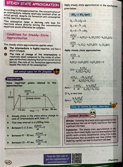 Chemistry 326: Steady State Approximation and Gas Laws Notes - Studocu