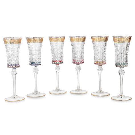 Crystal Goblet Colored- Set of 6 – Momentz