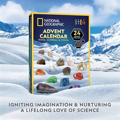 Snapklik.com : NATIONAL GEOGRAPHIC Rock Collection Advent Calendar 2023
