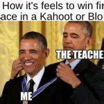 Obama giving Obama award Meme Generator - Imgflip