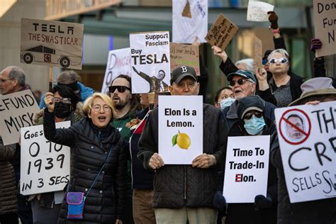Trump Supporter Arrested for Firing Stun Gun at Tesla Protest - Newsweek