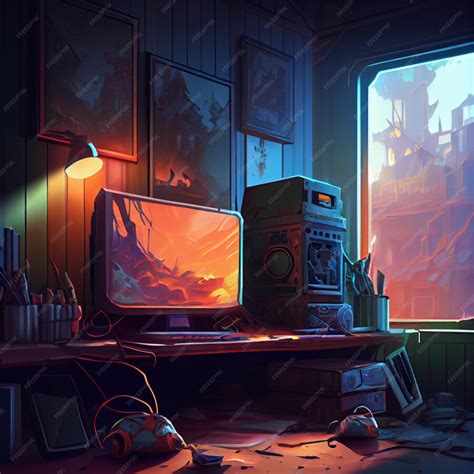 Gaming Computer Drawing 的图像结果