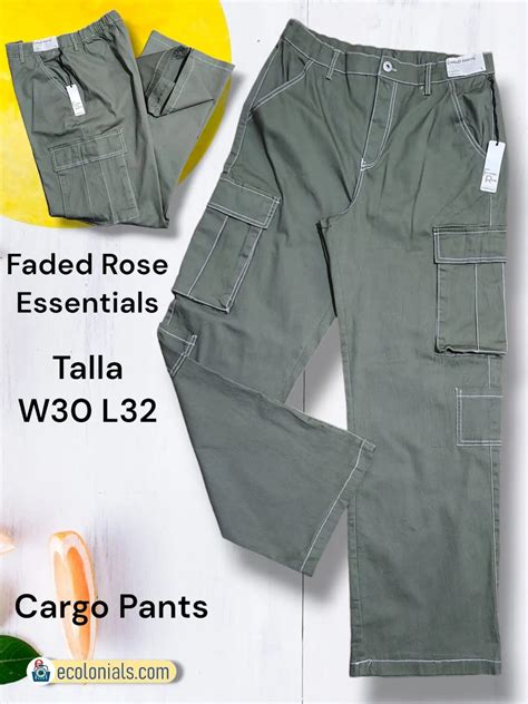 Pantalón Cargo Faded Rose Essentials