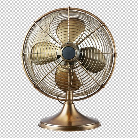 Floor fan vintage on transparent background | Premium AI-generated PSD