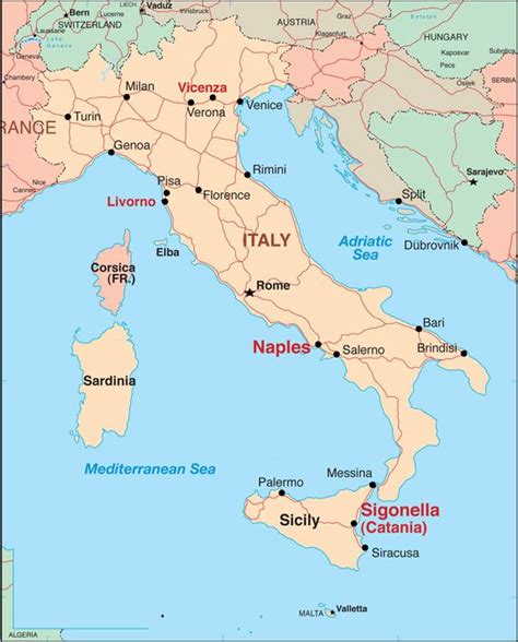 Where Are Us Army Bases In Italy at Callum Fowler blog