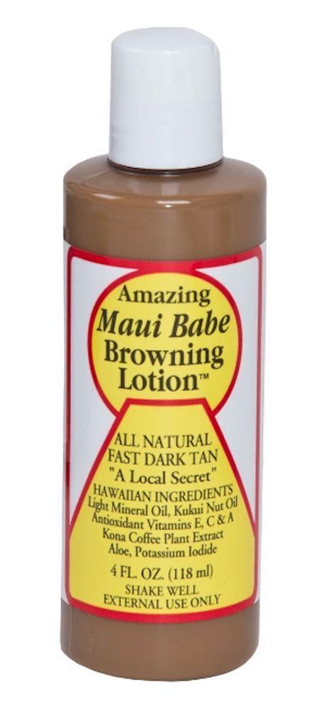 maui babe browning lotion